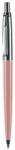 PAX Golyóstoll, 0, 8 mm, nyomógombos, pasztell rózsaszín tolltest, PAX, kék (PX4030301) - tutitinta