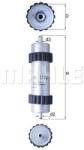 MAHLE filtru combustibil MAHLE KL 1102 (KL 1102) - automobilus