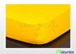 Naturtex Jersey gumis lepedő Kukoricasárga 90-100x200 cm - matrac-vilag