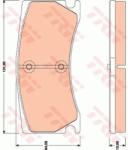 TRW set placute frana, frana disc TRW GDB1801 (GDB1801) - automobilus
