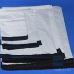  Futártasak PE 450x525+50mm szürke/fekete