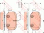 TRW set placute frana, frana disc TRW COTEC GDB1881 (GDB1881)
