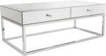 Settimo Masuta cafea cu 2 sertare si baza argintie Madison 120x60 cm (EV052) Masa de cafea
