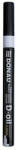 DONAU Lakkmarker, 2, 2mm, S, DONAU "D-oil", fehér, 12db/doboz (7368001PL-09) - nyomtassingyen