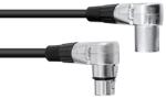 Omnitronic - XLR cable 3pin 1.5m 90° bk - dj-sound-light