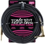Ernie Ball - Vasalózsinór kábel 7.65m Fekete - dj-sound-light