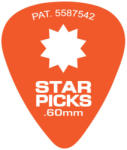 EVERLY - Star picks gitár pengető 0.60 mm narancs - dj-sound-light