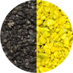  Sárga-fekete mix akvárium aljzatkavics (3-5 mm) 750 g