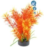 Happet levegőporlasztós narancssárga műnövény akváriumba 19 cm