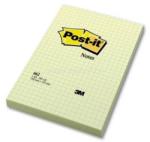 Post-it 102x152mm kockás öntapadós sárga jegyzettömb (FT510010638) (FT510010638)