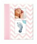 Pearhead - Caietul bebelusului cu amprenta cerneala pink (PHP62202) - babyneeds