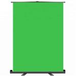  Kihúzható roll up zöld háttér, green box, chroma-key 168x200cm fém házban