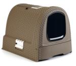 Keter Litieră acoperită pisică, 51 x 38, 5 x 39, 5 cm, cafeniu, 400461 400461 (408740)