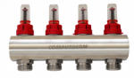  COMPUTHERM MF03 1"-os áramlásmérővel szerelt 4 leágazásos osztó