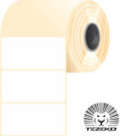 Tezeko 50 mm * 25 mm, öntapadós műanyag etikett címke (2500 címke/tekercs) (M0500002500-002)