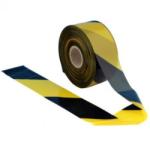 ALM Banda delimitare santier , diverse rola 5cm x 200 metri Negru-Galben (ALM 160720-1)