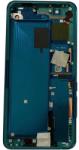  56000100F400 Gyári Xiaomi Mi Note 10 zöld LCD kijelző érintővel kerettel előlap (56000100F400)