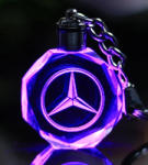  Mercedes kulcstartó lézergravírozott váltakozó Led fénnyel (MBenz)