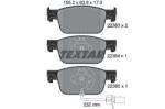 TEXTAR set placute frana, frana disc TEXTAR Q+ 2238301 (2238301)