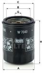 Mann-filter Filtru ulei MANN-FILTER W 7040 (W 7040) - automobilus