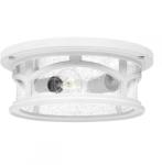Quoizel Plafonieră Marblehead, albă, H: 12, 7cm, IP44, 2 becuri, QZ-MARBLEHEAD-F-WHT (QZ-MARBLEHEAD-F-WHT)