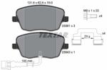 TEXTAR set placute frana, frana disc TEXTAR Q+ 2358102 (2358102)