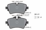 TEXTAR set placute frana, frana disc TEXTAR Q+ 2218701 (2218701)