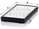 Mann-filter Filtru, aer habitaclu MANN-FILTER CU 3124-2 (CU 3124-2)