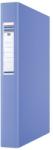 DONAU Caiet mecanic A4, plastifiat PP, 4 inele - D25mm, cu eticheta, DONAU - rosu (DN-3735001PL-10)