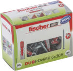 Fischer Duopower 50db 6x30 dübel csavarral (535459)
