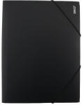 Daco Mapa plastic cu elastic A4 Daco MP250N, Negru (MP250N)