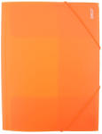 Daco Mapa plastic cu elastic A4 Daco MP250P, Portocaliu (MP250P)