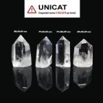  Obelisc Cuart Alb 1 Varf Natural - 69-80 x 38-51 x 29-41 mm - (XXL) - 1 Buc