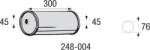 BOSAL Toba esapamet intermediara, universal BOSAL 248-004 (248-004) - automobilus