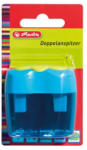 Herlitz Ascutitoare plastic dubla Herlitz 10921112, Roz (10921112/ROZ)