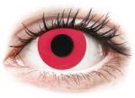 Gelflex CRAZY LENS - Solid Red - dioptria nélkül napi lencsék (2 db lencse) - lencsebolt