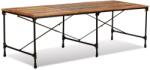 vidaXL Masă de bucătărie, 240 cm, lemn masiv reciclat (243994)