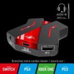 Spirit Of Gamer Egér/Billentyűzet adapter konzolokhoz - SOG-CONV2 (Audio, 3x USB-A, 2x USB-C, Nintendo/PS4/PS3/Xbox One) (SOG-CONV2) - wincity