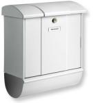 Burg Wächter OlympSet 91600 W extra nagyméretű kültéri postaláda újságtartóval (fehér)