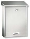 Burg Wächter Hannover 3861 NI kisméretű kerítésen kívüli postaláda (inox)