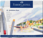 Faber-Castell Creioane Colorate Faber-Castell Aquarelle Goldfaber, 48 Culori, Cutie Metal (FC114648)