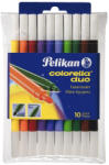 Pelikan Carioci Pelikan Colorella Duo C407, 10 culori (973172)