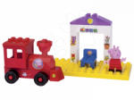 BIG Joc de construit Peppa Pig pe un peron PlayBIG Bloxx BIG cu 1 figurină 15 piese (BIG57072)