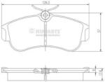 NIPPARTS set placute frana, frana disc NIPPARTS J3601051 (J3601051)