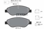 TEXTAR set placute frana, frana disc TEXTAR Q+ 2371104 (2371104)