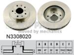 NIPPARTS Disc frana NIPPARTS N3308020 (N3308020)