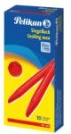 Pelikan Червен восък 46г 10 пръчки в кутия