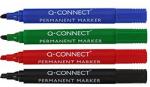 Q-CONNECT Перманентен маркер със скосен връх