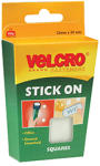 Velcro Лепенки велкро 25х25мм 24бр черни