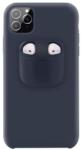 Lemontti Protectie spate Lemontti Liquid Silicone EDA00159403F cu Apple AirPods Case pentru iPhone 11 Pro Max (Albastru inchis) (EDA00159403F)